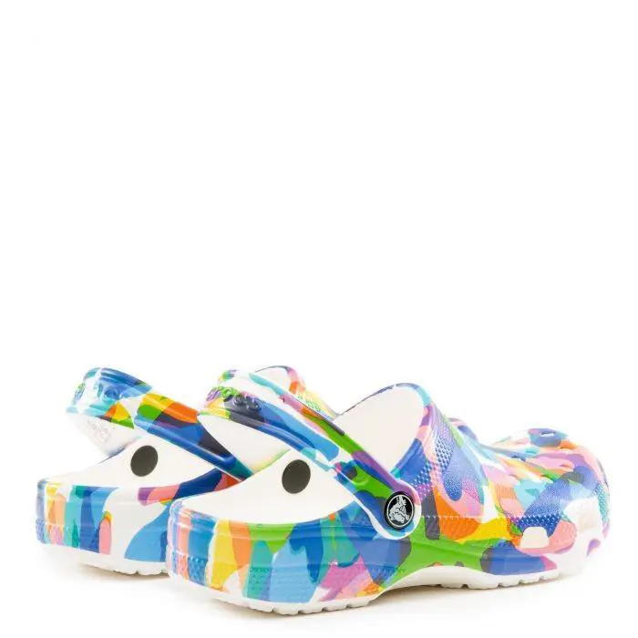 Crocs shoes - MultiColor White -U20- 207298-94S 6