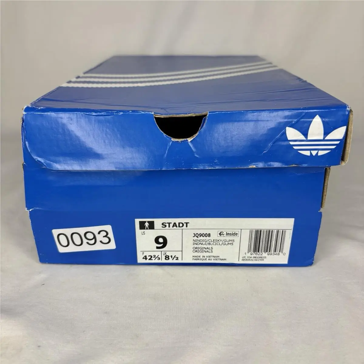 Adidas shoes - adidas Originals Stadt - Originals Stadt - JQ9008 - Night Indigo / Clear Sky / Gum (UPC: 197622993435) 8