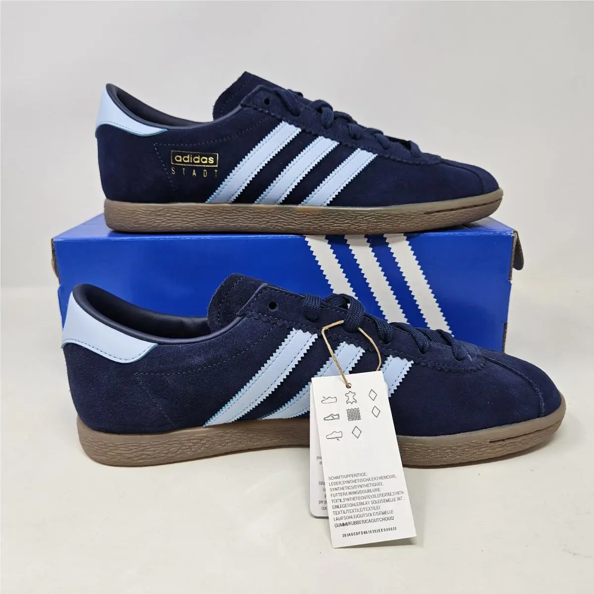 Adidas shoes - adidas Originals Stadt - Originals Stadt - JQ9008 - Night Indigo / Clear Sky / Gum (UPC: 197622993435) 0