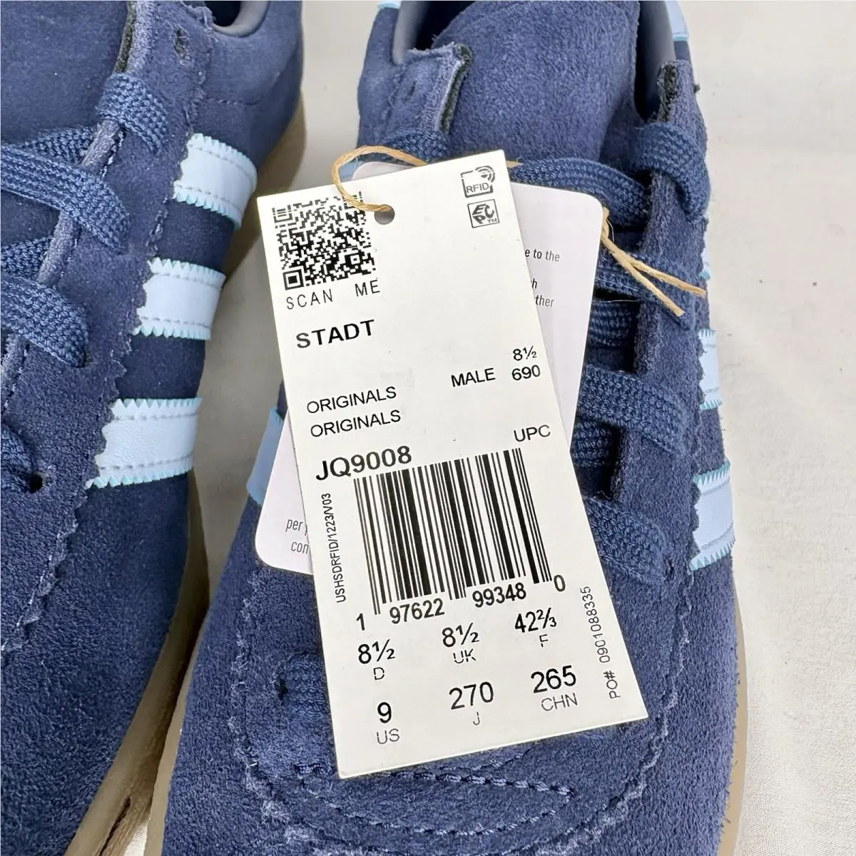 Adidas shoes - adidas Originals Stadt - Originals Stadt - JQ9008 - Night Indigo / Clear Sky / Gum (UPC: 197622993435) 2