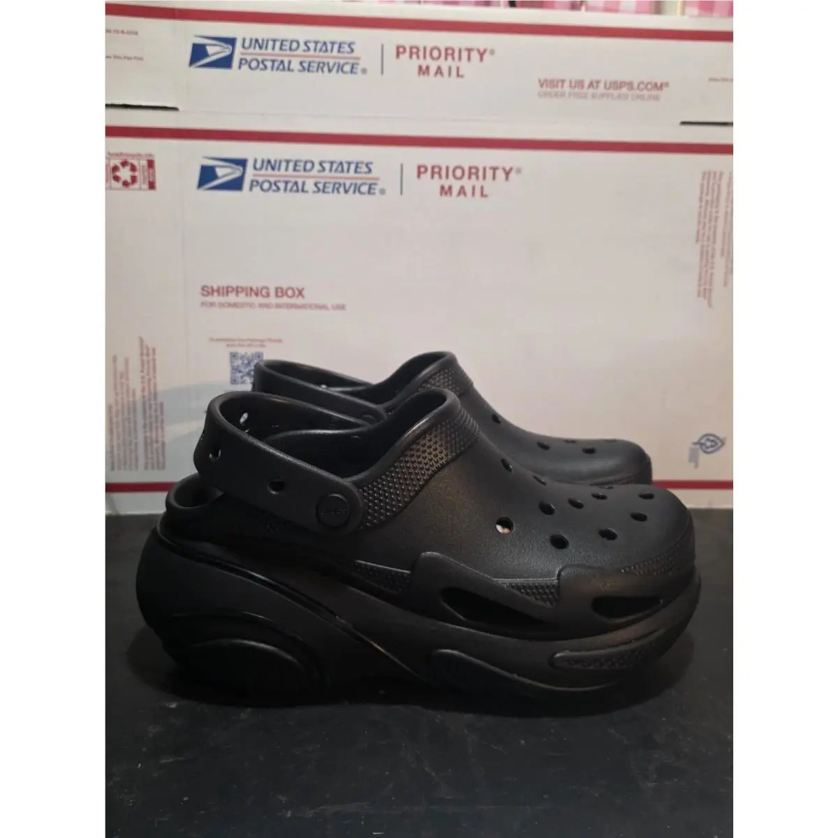 Crocs shoes - Bubble Crush - Bubble Crush - 210061-0WS 210061-0WC - Black 5