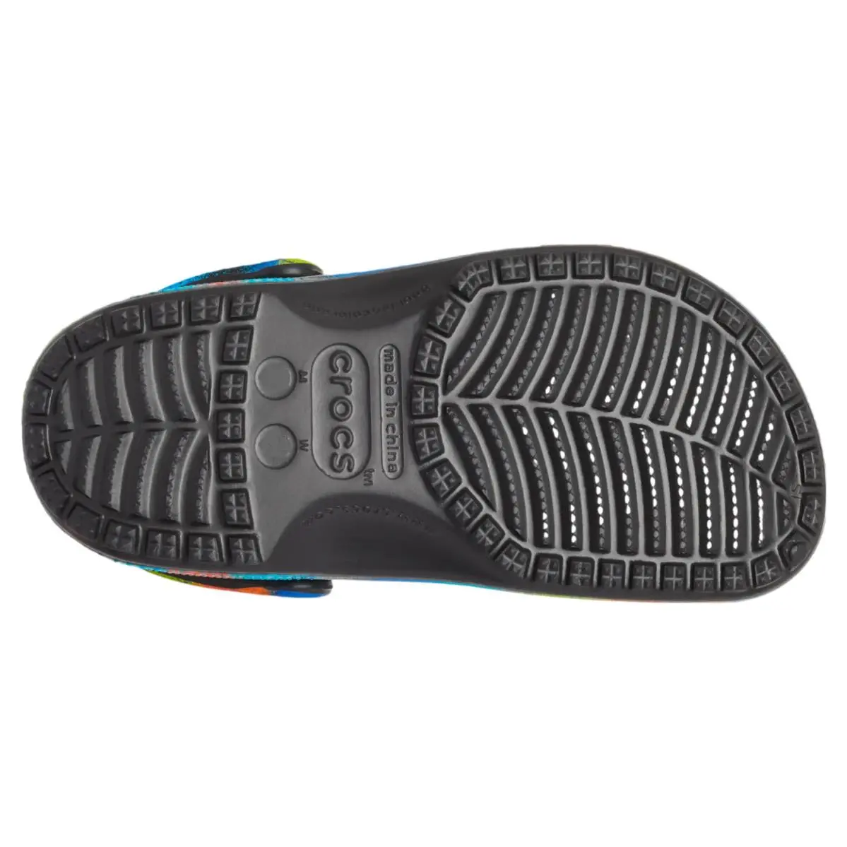 Crocs shoes - Black / Multi -U20- 208054-0C4 6