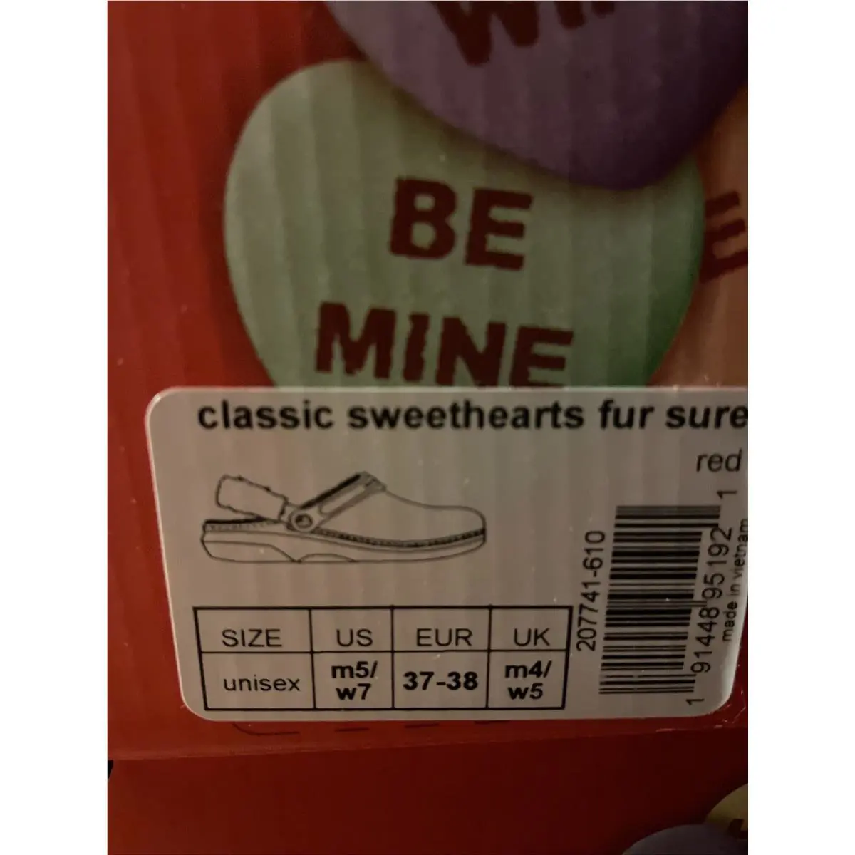 Crocs shoes - Sweetheart - Sweetheart - Red (UPC: 191448951945) 10