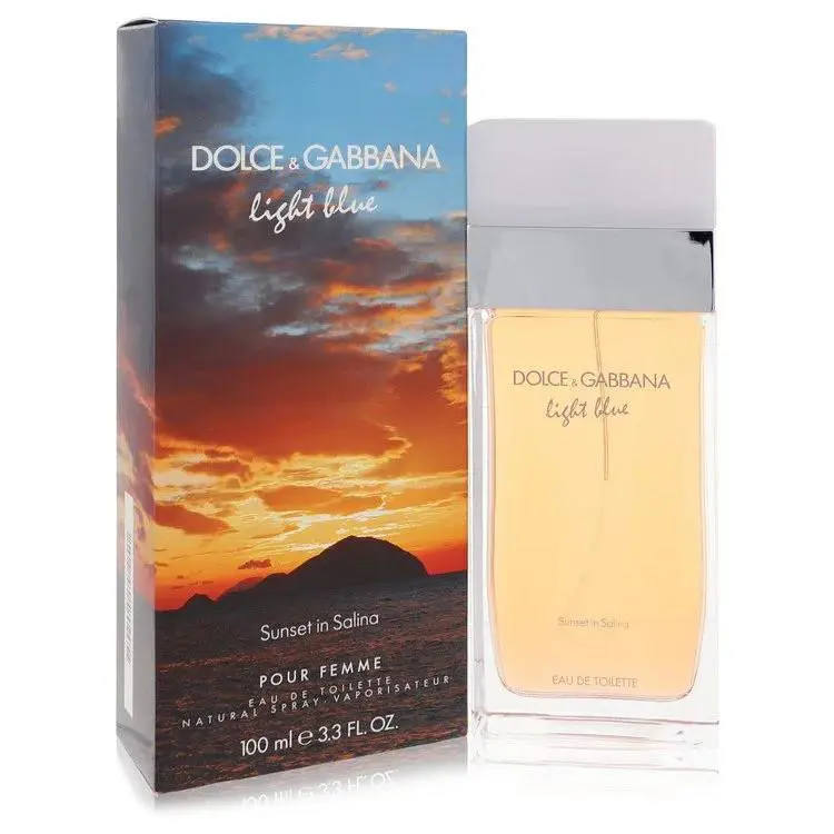 Dolce Gabbana D G Light Blue Sunset in Salina Edt Women 3.4 oz 100 ml