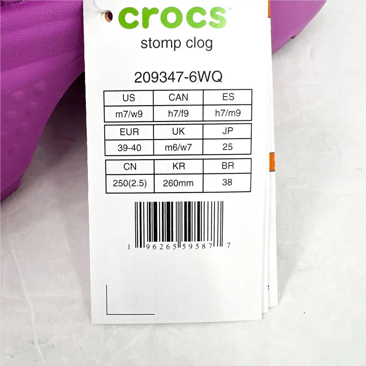 Crocs shoes - Pink (UPC: 196265832880) 10