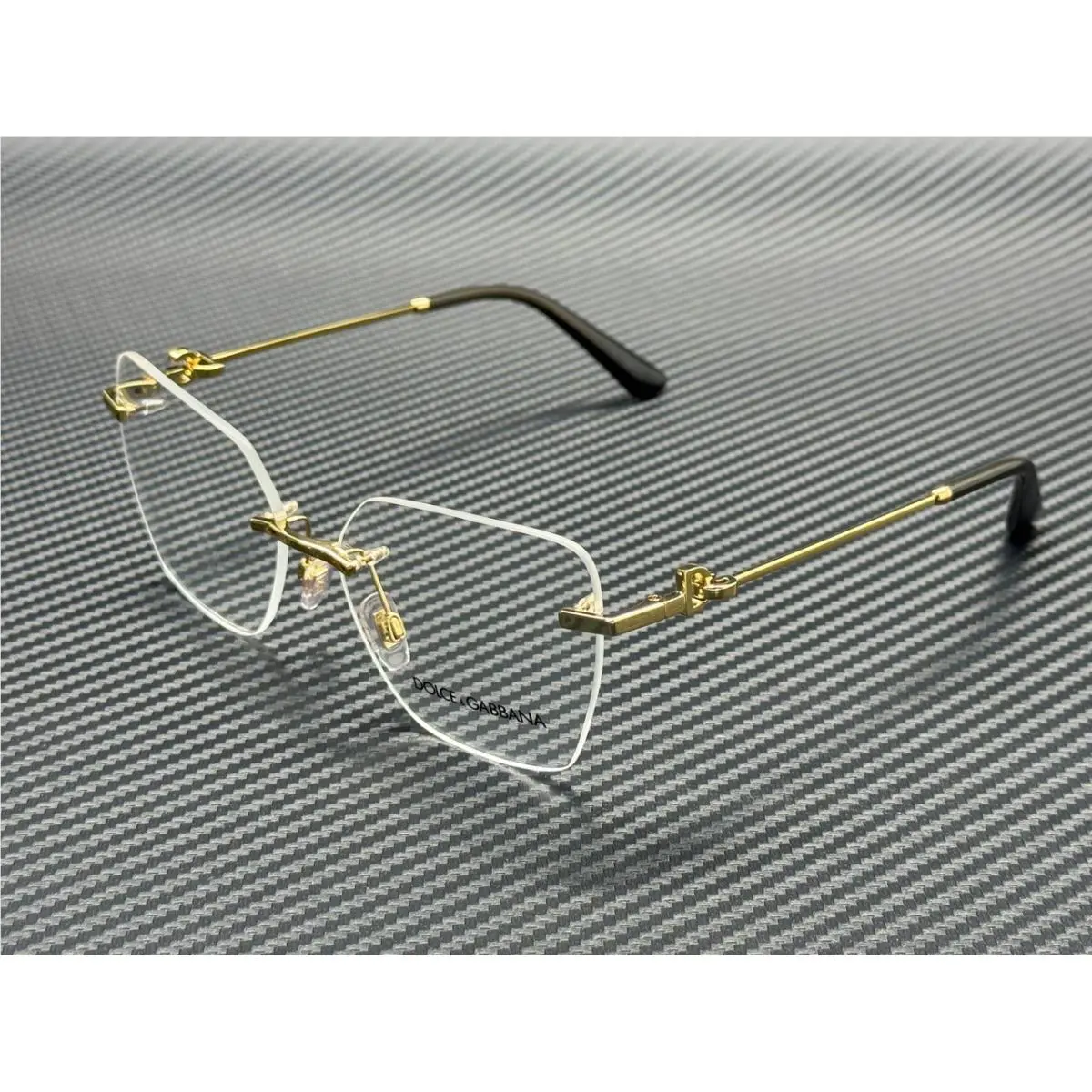 Dolce Gabbana DG1363 02 Gold Women`s 56 mm Eyeglasses