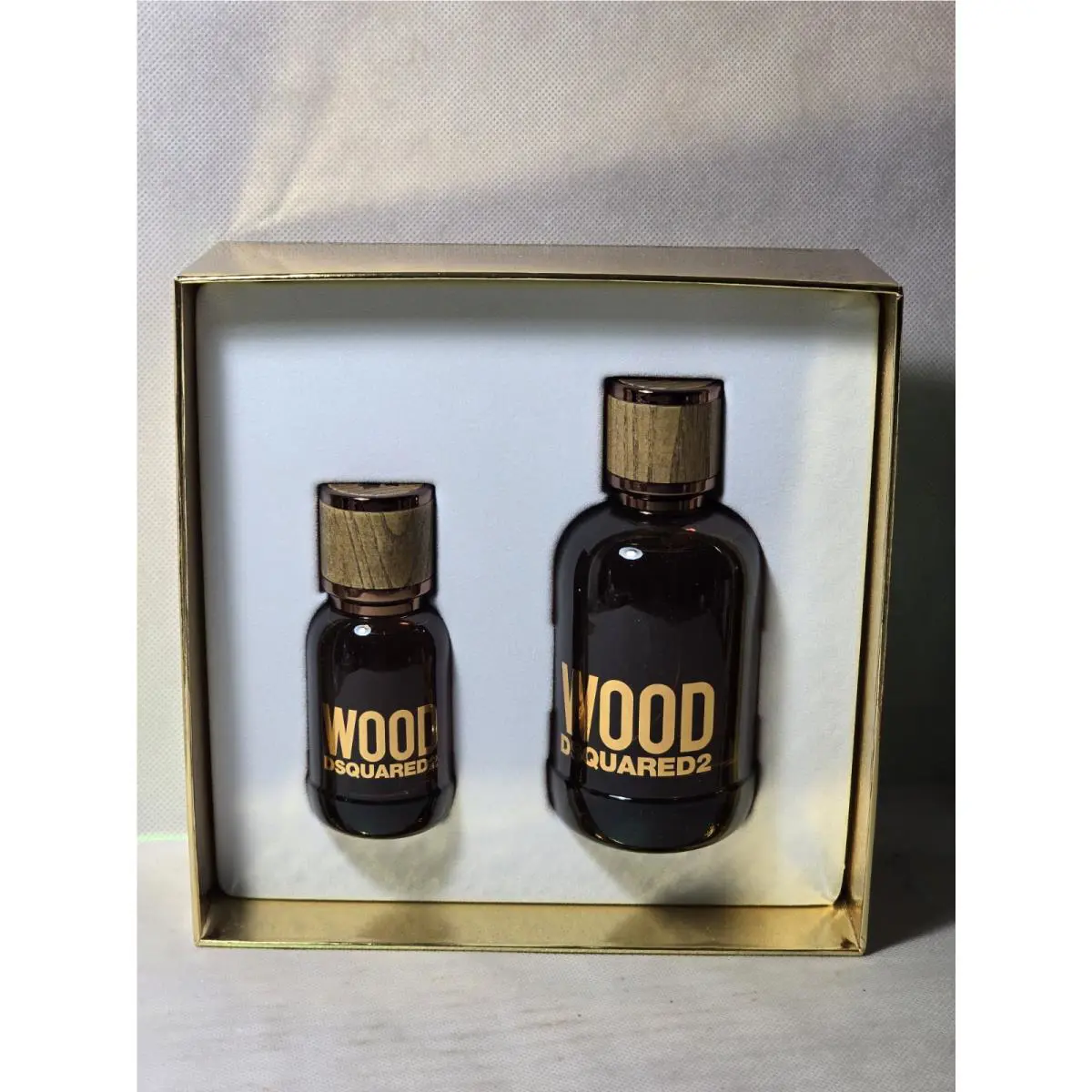 Wood DSQUARED2 Men`s Cologne Gift Set 3.4 Oz 1.0 oz Eau De Toilette Spray