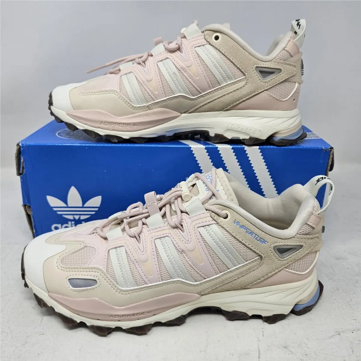 Wmns Adidas Hyperturf Adventure Lifestyle Shoe / Pink White / HQ4303 / Size 10.5