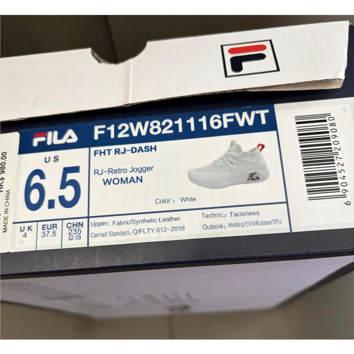 Fila shoes - FILA RJ - 12W82116FWT - White 14