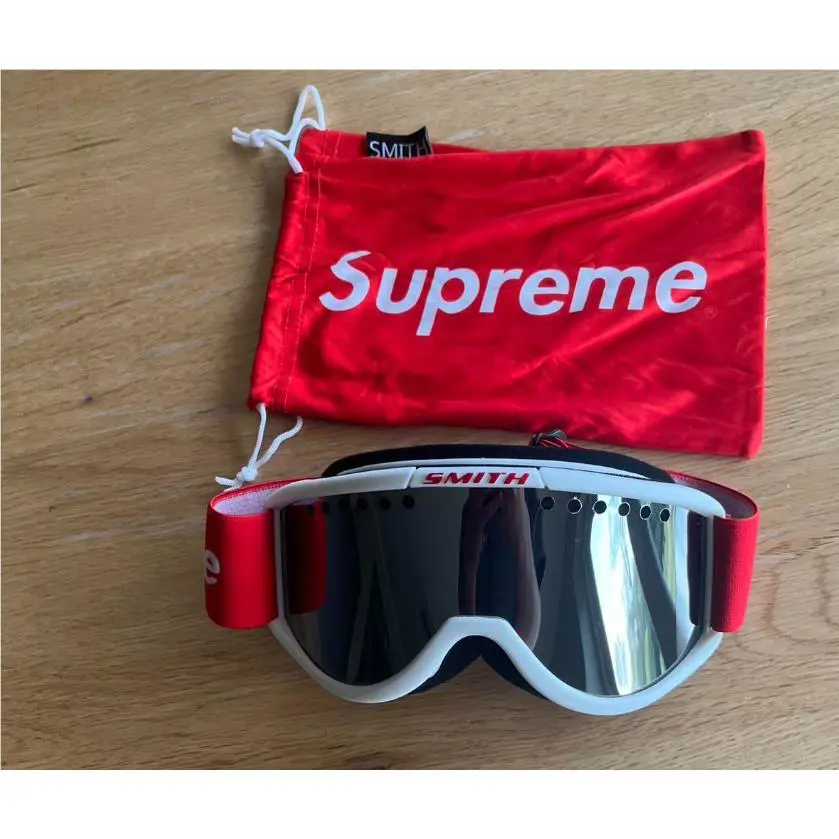 Supreme Smith Off-road Goggles White Ski Snowboard Atv Dirt Bike