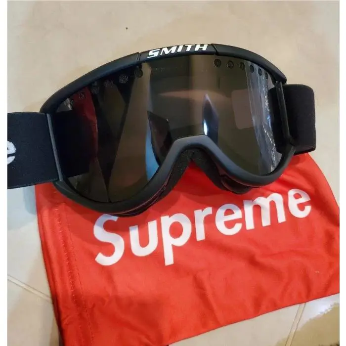 Supreme x Smith Ski Snowboard Goggles Black FW15 Off Road Riding - 2026