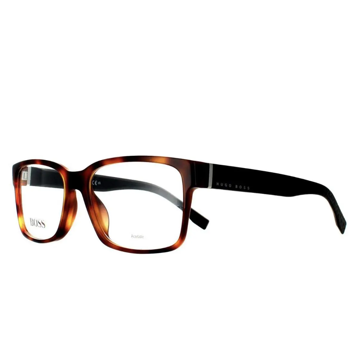 Hugo Boss Black Boss 832 Havana Black 52 19 140 Eyeglasses Acetate Rubber