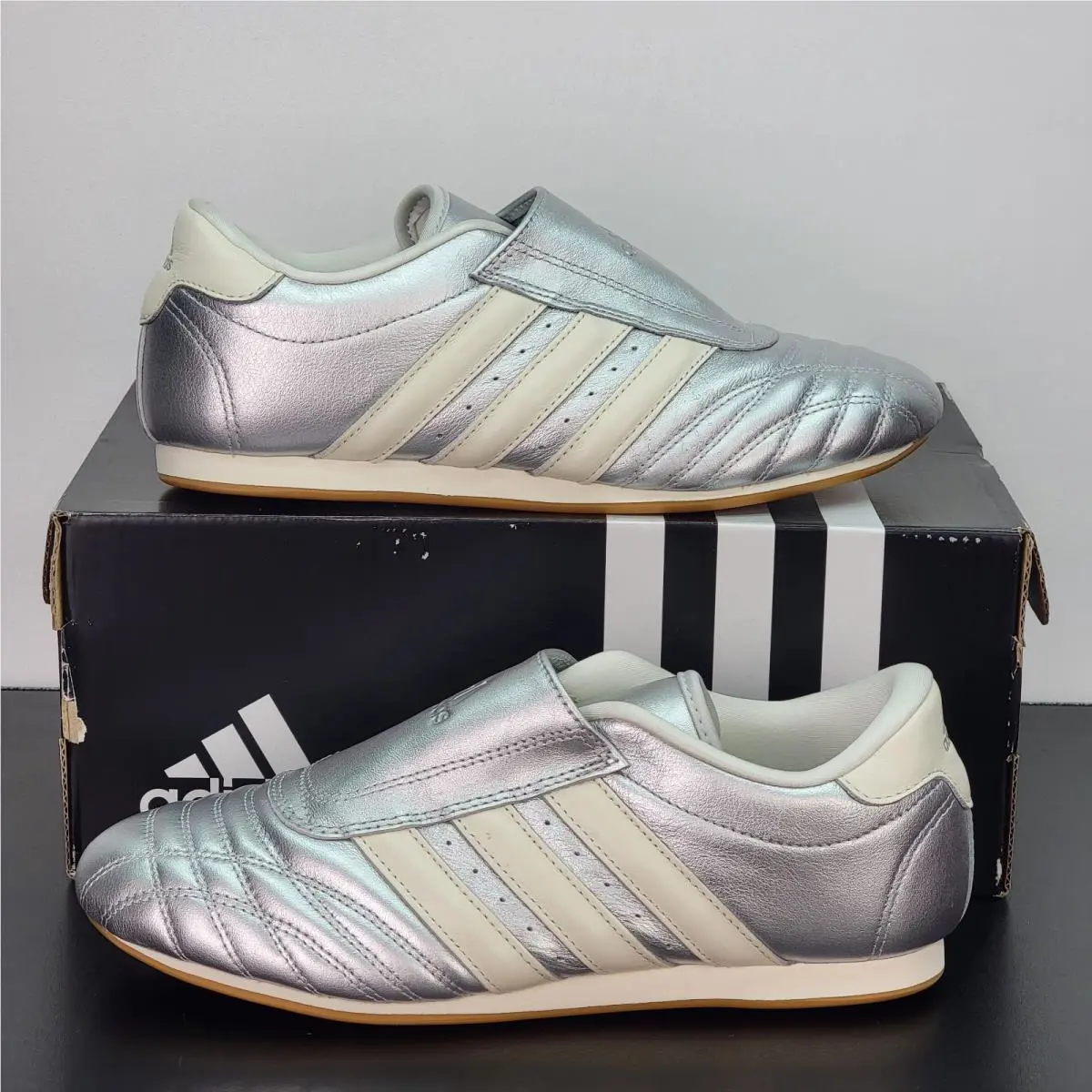 Adidas shoes - adidas Taekwondo - Taekwondo - JS4023 - Silver 1