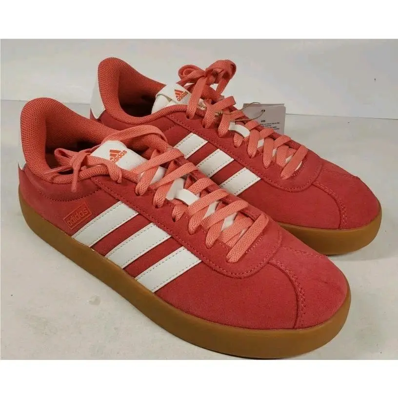 Size 9 - Adidas VL Court 3.0 Preloved Scarlet Pink W