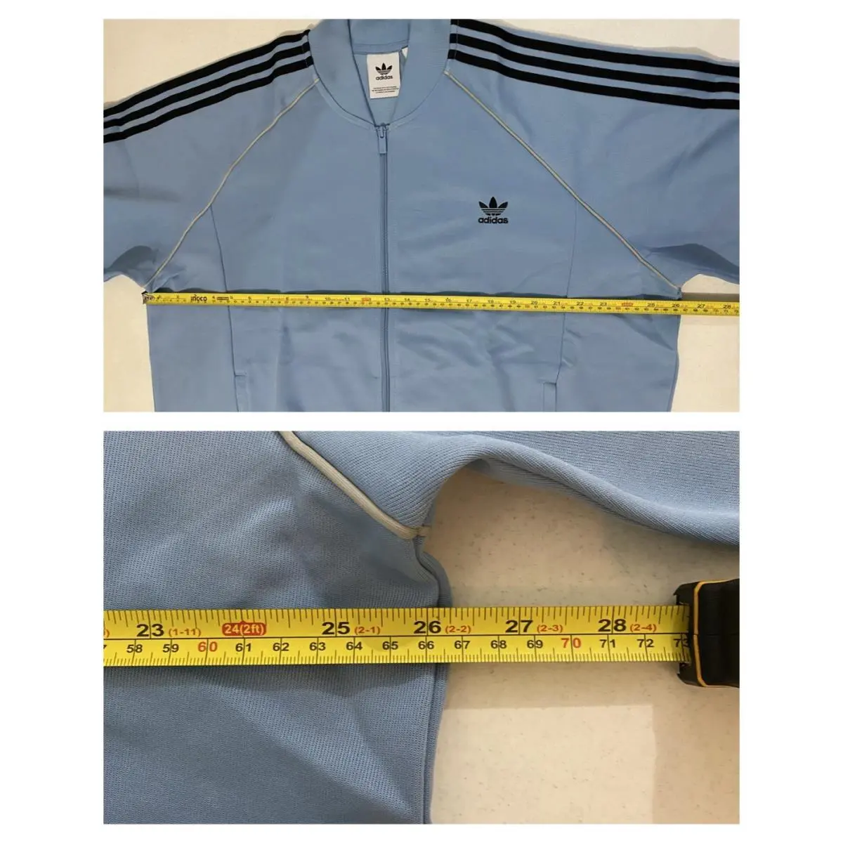 Adidas clothing - Ash Blue White 7