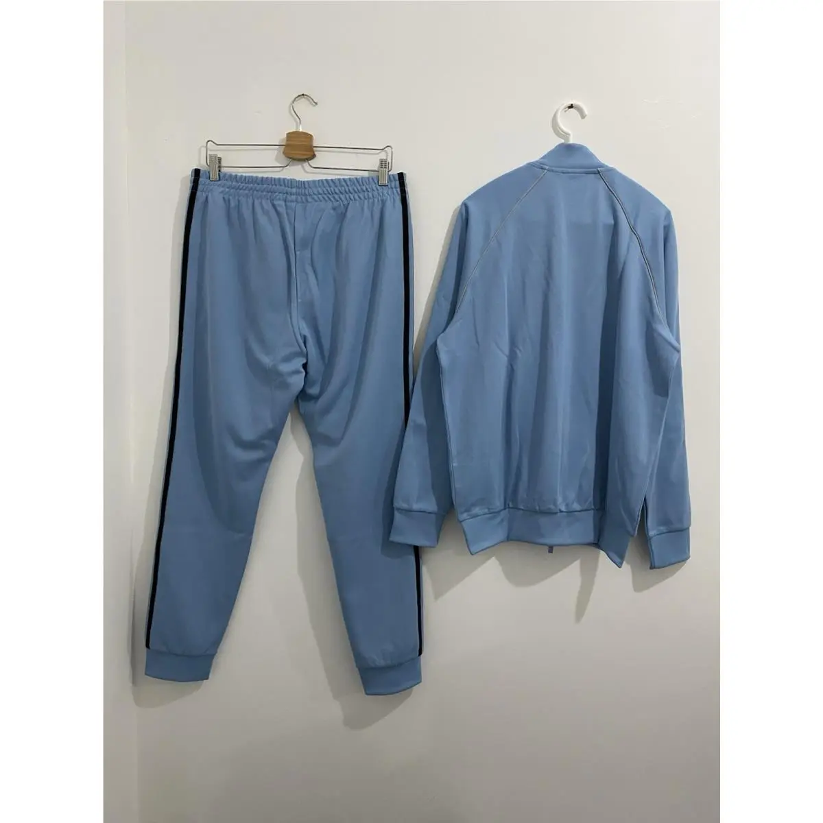 Adidas clothing - Ash Blue White 1