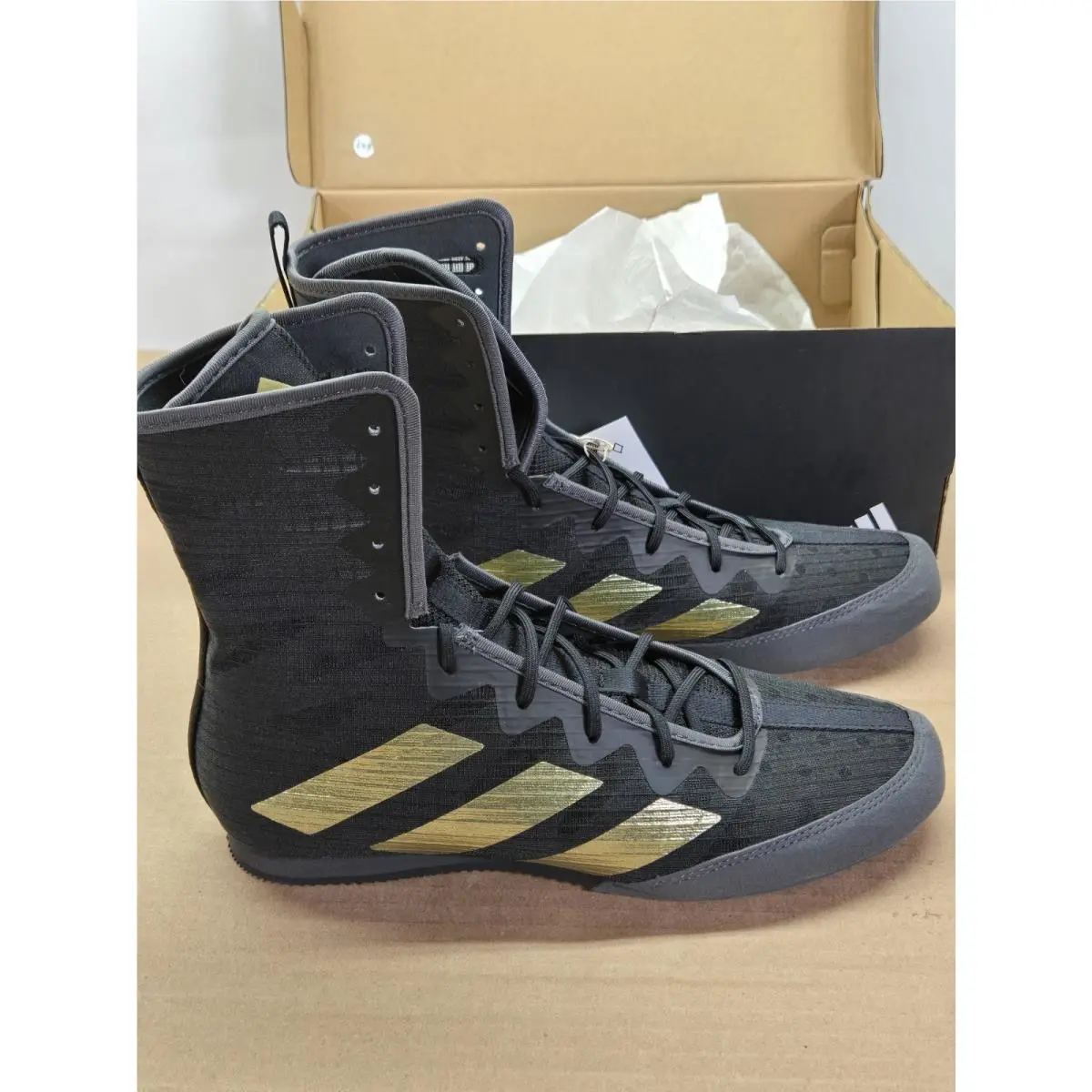 Adidas shoes - Box Hog 4 - Box Hog - GZ6116 - Core Black/Gold Metallic/Grey Six 0