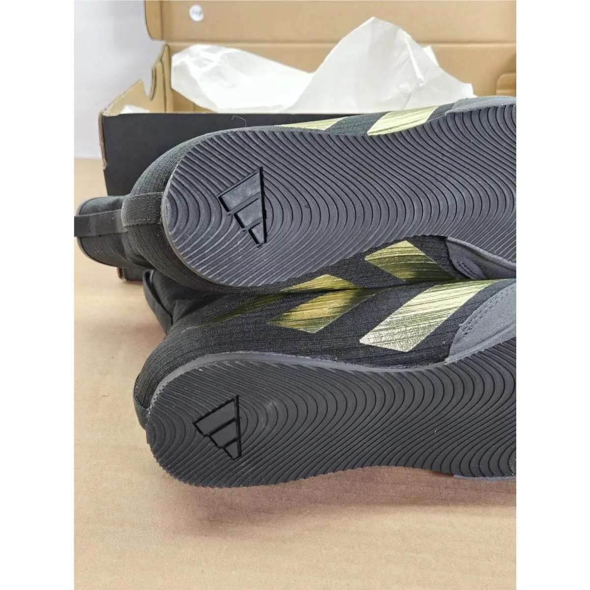 Adidas shoes - Box Hog 4 - Box Hog - GZ6116 - Core Black/Gold Metallic/Grey Six 2