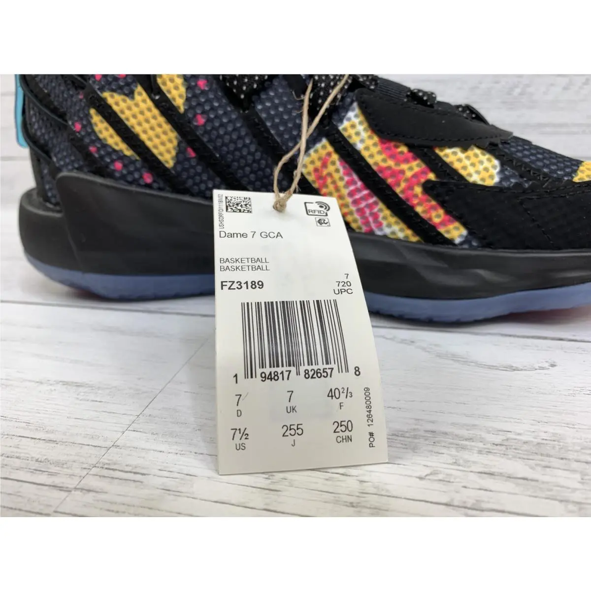 Adidas shoes - Dame 7 - Dame - Fz3189 - Black 8