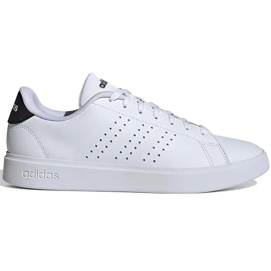 Adidas Advantage Women`s Size 8 Sneakers White/navy Blue IH3452