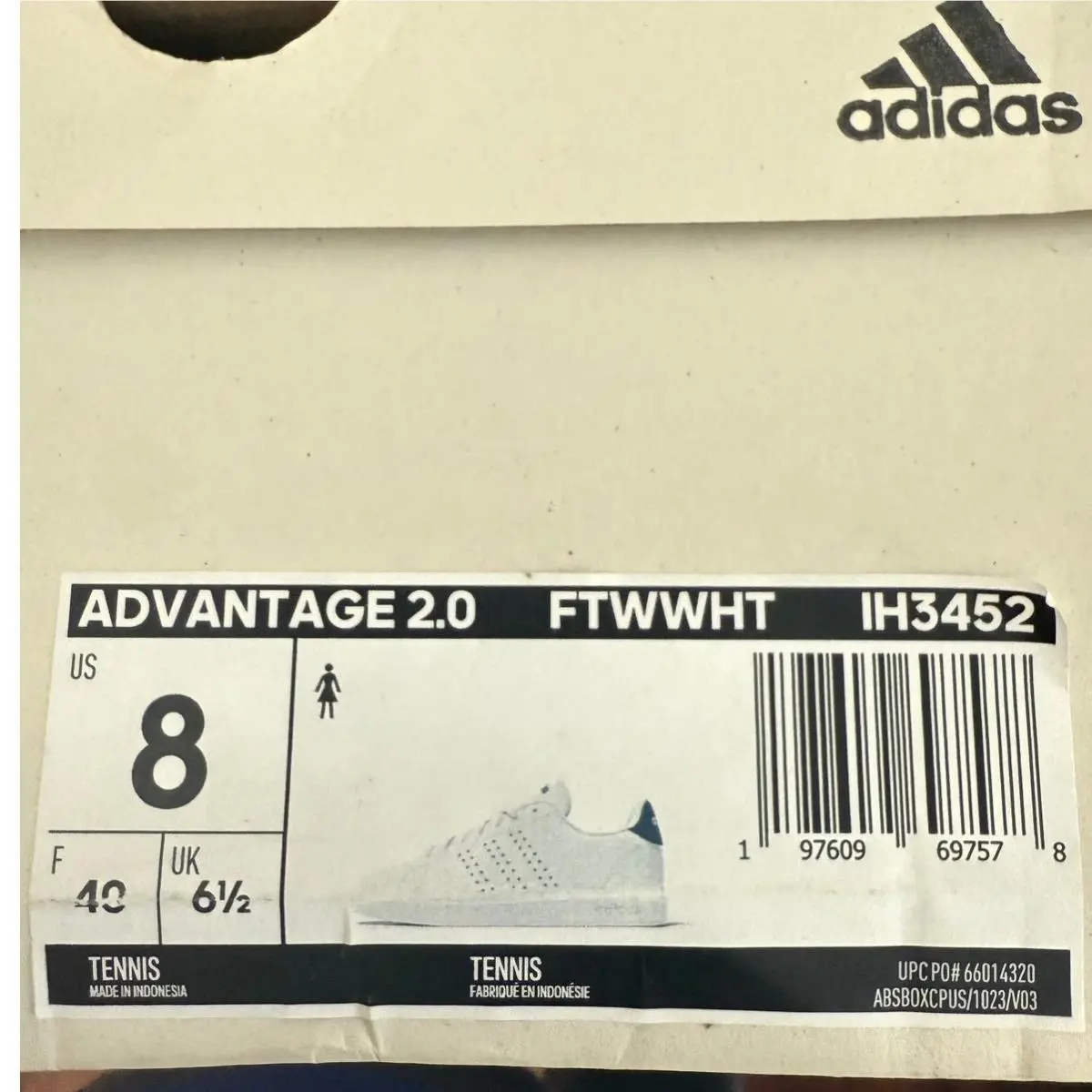Adidas shoes - adidas Advantage - Advantage - IH3452 - White 7