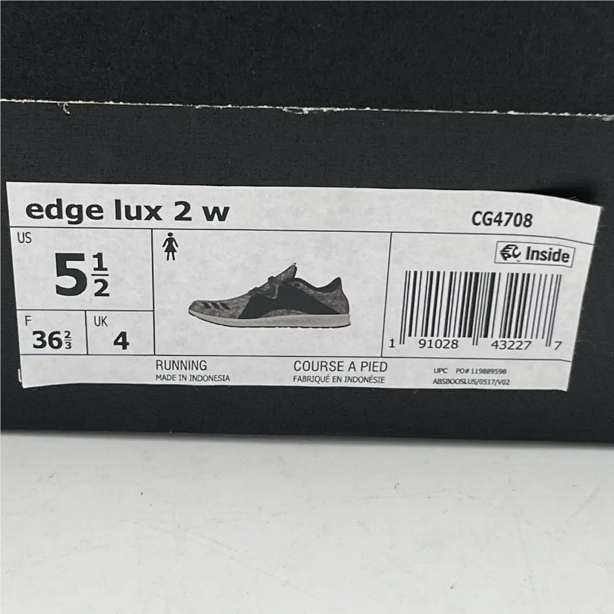 Adidas shoes - adidas Edge Lux 2.0 - Edge Lux - CG4708 - Gray, Black (UPC: 191028432277) 10