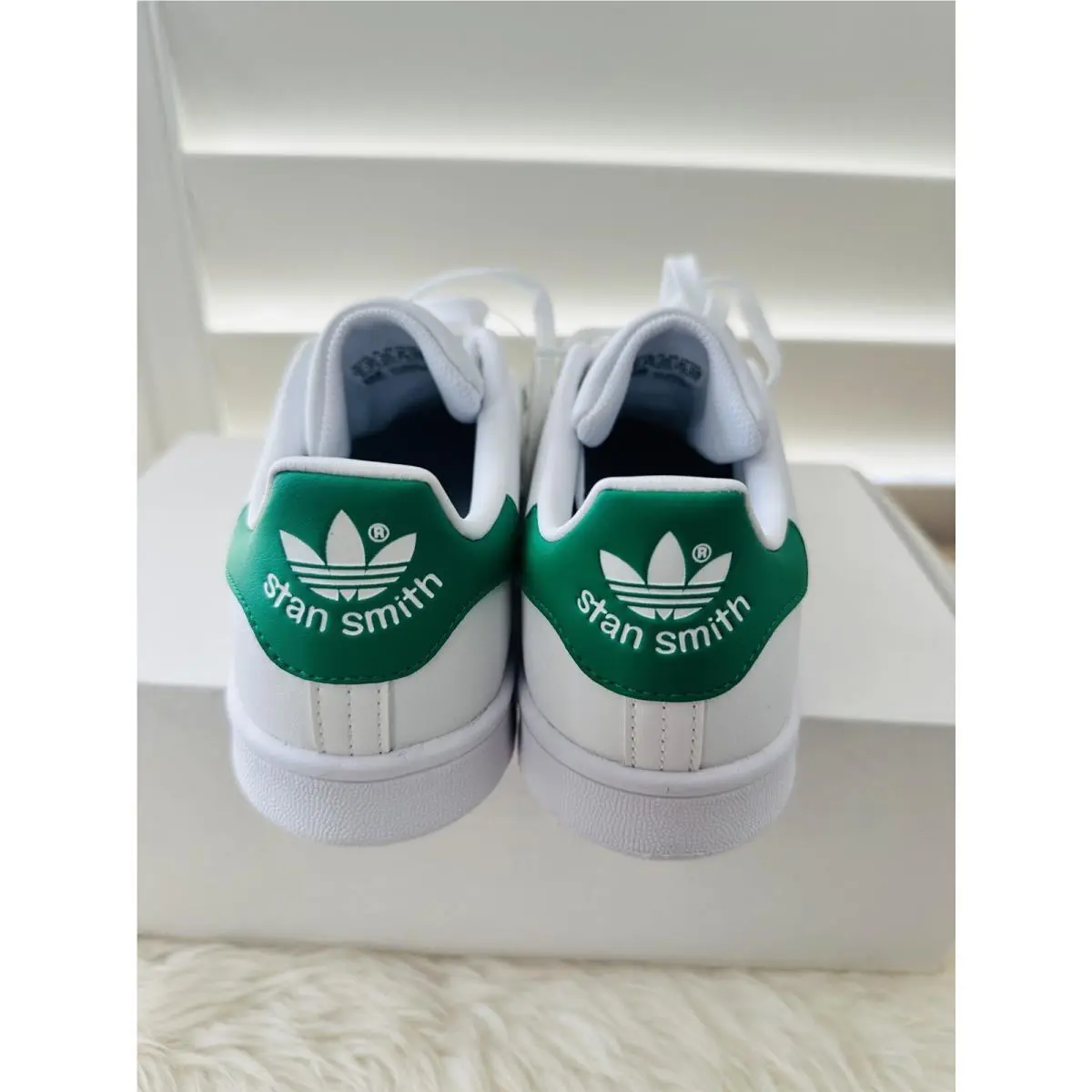 Adidas shoes - STAN SMITH LEATHER COLORBLOCK - STAN SMITH LEATHER COLORBLOCK - White Green 2