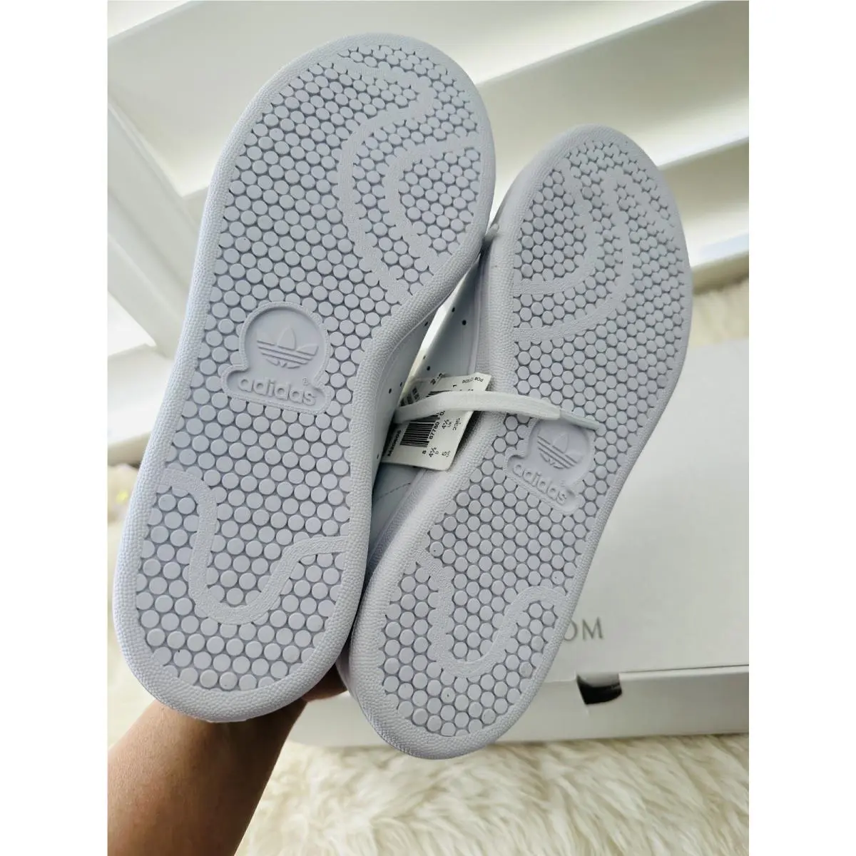 Adidas shoes - STAN SMITH LEATHER COLORBLOCK - STAN SMITH LEATHER COLORBLOCK - White Green 6