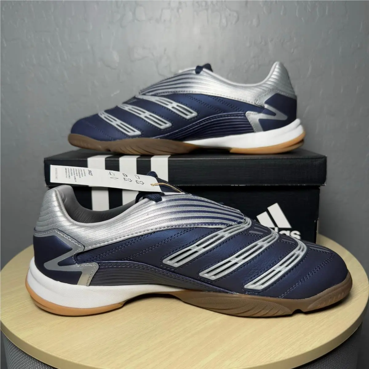 Adidas Predator Sala Shoes Silver US Womens 7 US Mens 6