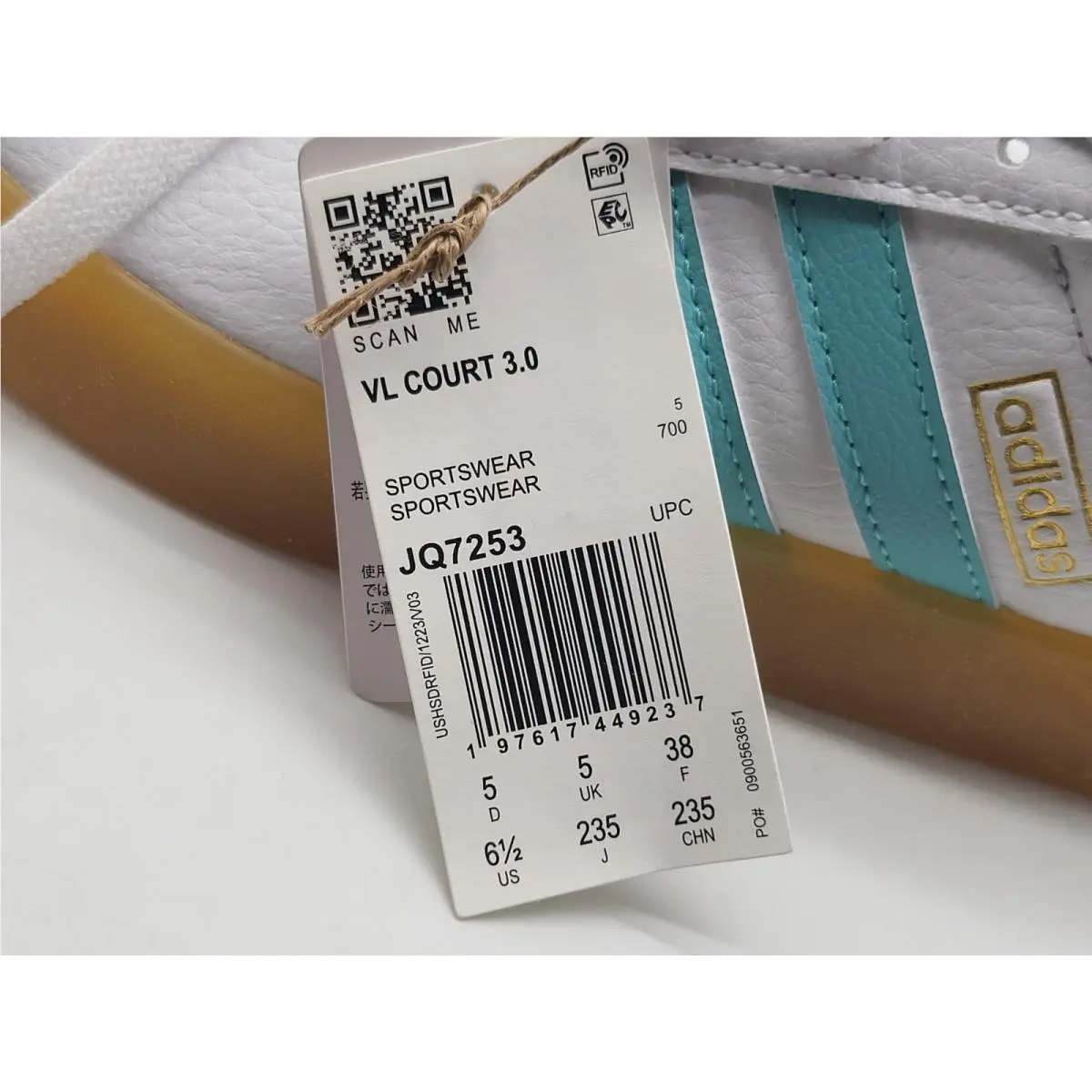 Adidas shoes - adidas Vl Court - Court - JQ7253 - White (UPC: 197617449237) 10