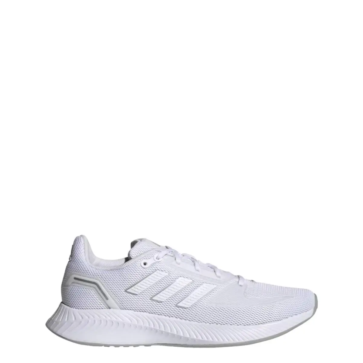 Adidas Runfalcon 2.0 White / White / Silver Metallic FY9621 Women`s Size 9