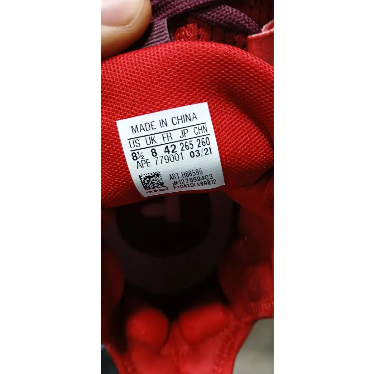 Adidas shoes - adidas Harden Vol. 5 - Harden - H68595 - Red 4