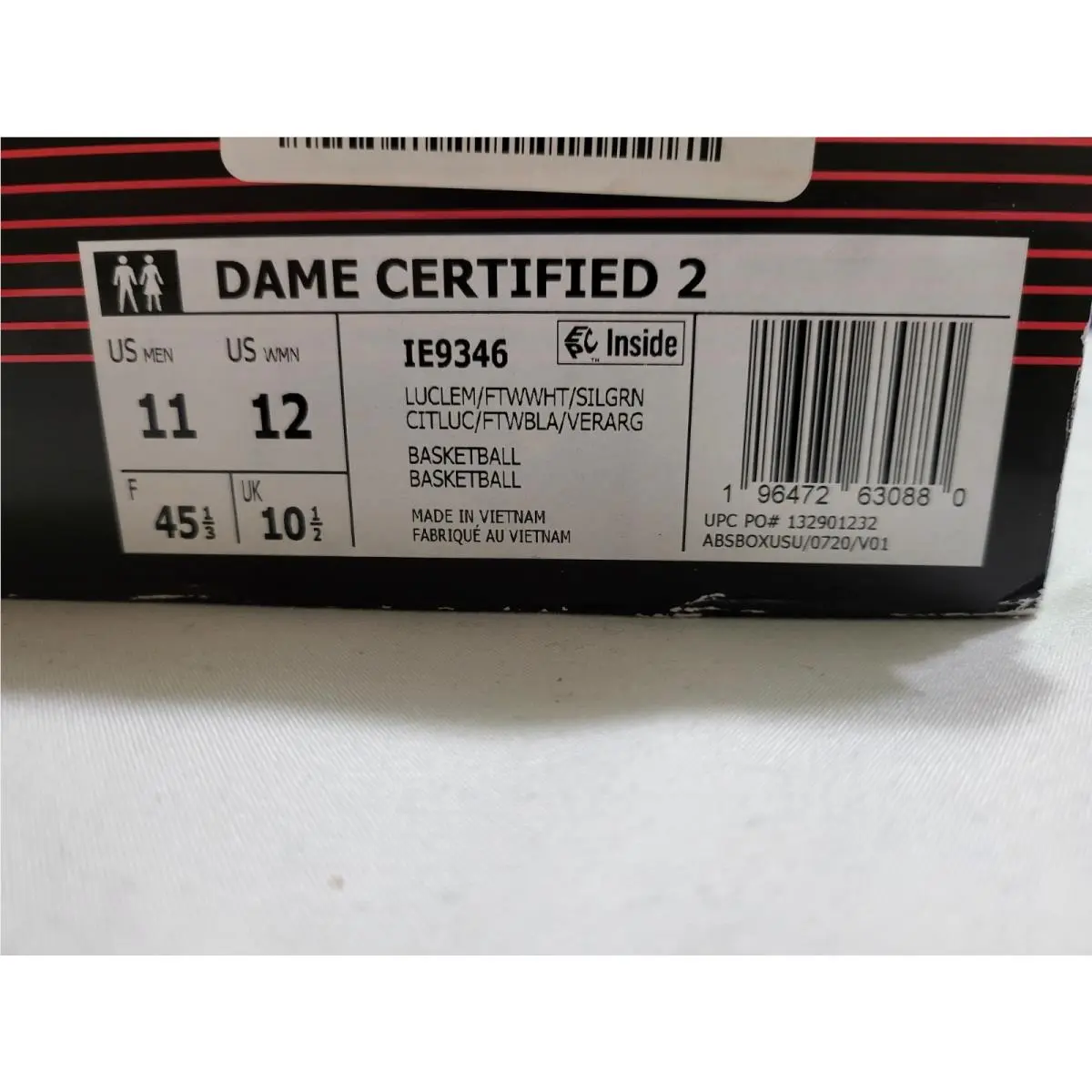Adidas shoes - Dame Certified 2 - Dame Certified - Lucid Lemon/Cloud White/Silver Green, Main: Green 15