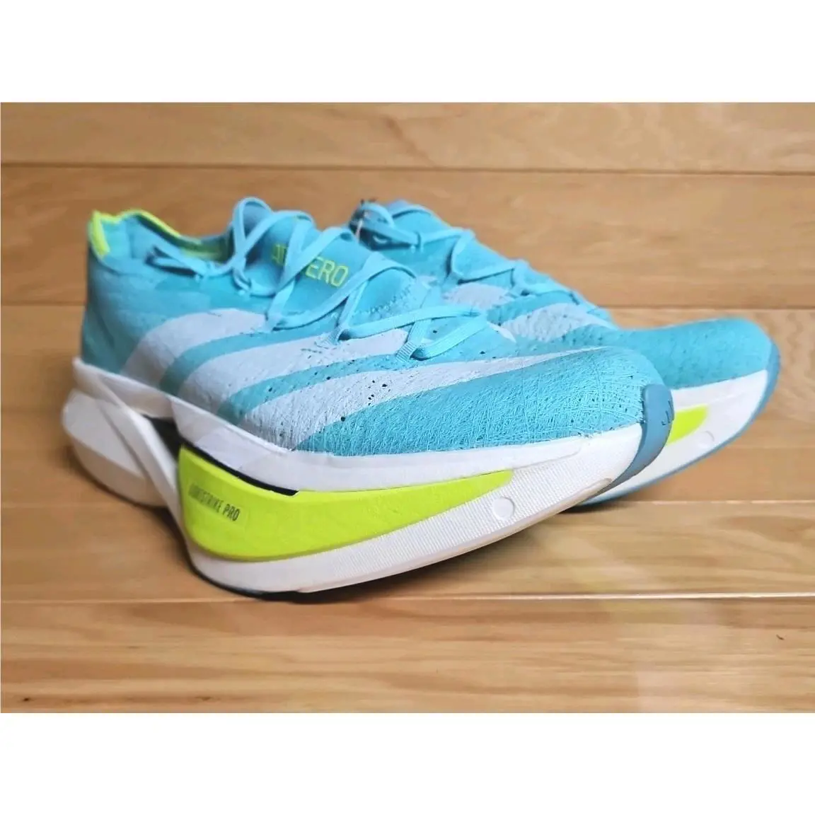 Adidas shoes - adidas Adizero Prime X 3.0 - JR2598 - Blue, Manufacturer: Flash Aqua/Zero Metallic/Lucid Lemon (UPC: 197617966376) 0