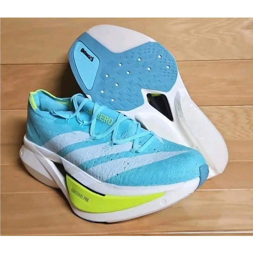 Adidas shoes - adidas Adizero Prime X 3.0 - JR2598 - Blue, Manufacturer: Flash Aqua/Zero Metallic/Lucid Lemon (UPC: 197617966376) 1