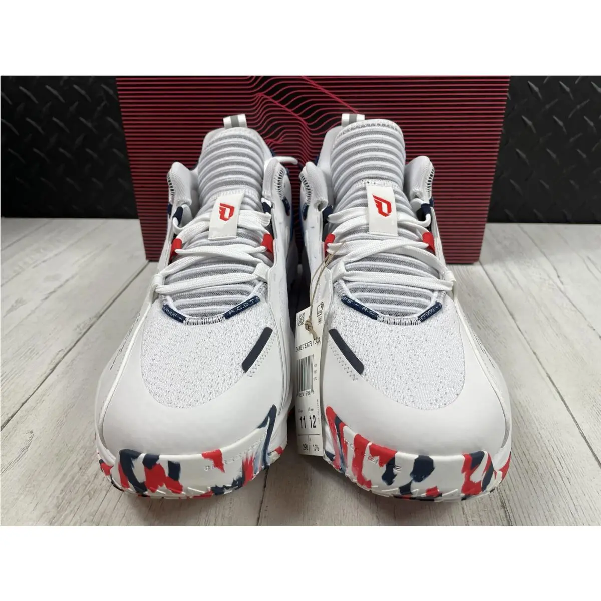 Adidas shoes - Adidas Dame 7 EXTPLY GCA Damian Lillard - GW2946 - White (UPC: 0195734574986) 2