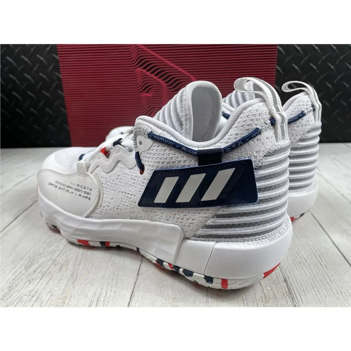 Adidas shoes - Adidas Dame 7 EXTPLY GCA Damian Lillard - GW2946 - White (UPC: 0195734574986) 6