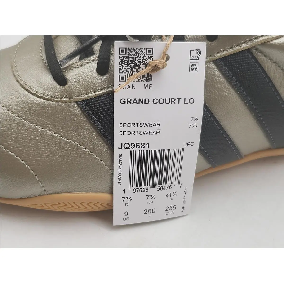Adidas shoes - adidas Grand Court LO - Grand Court - JQ9681 - Cyber metallic 10