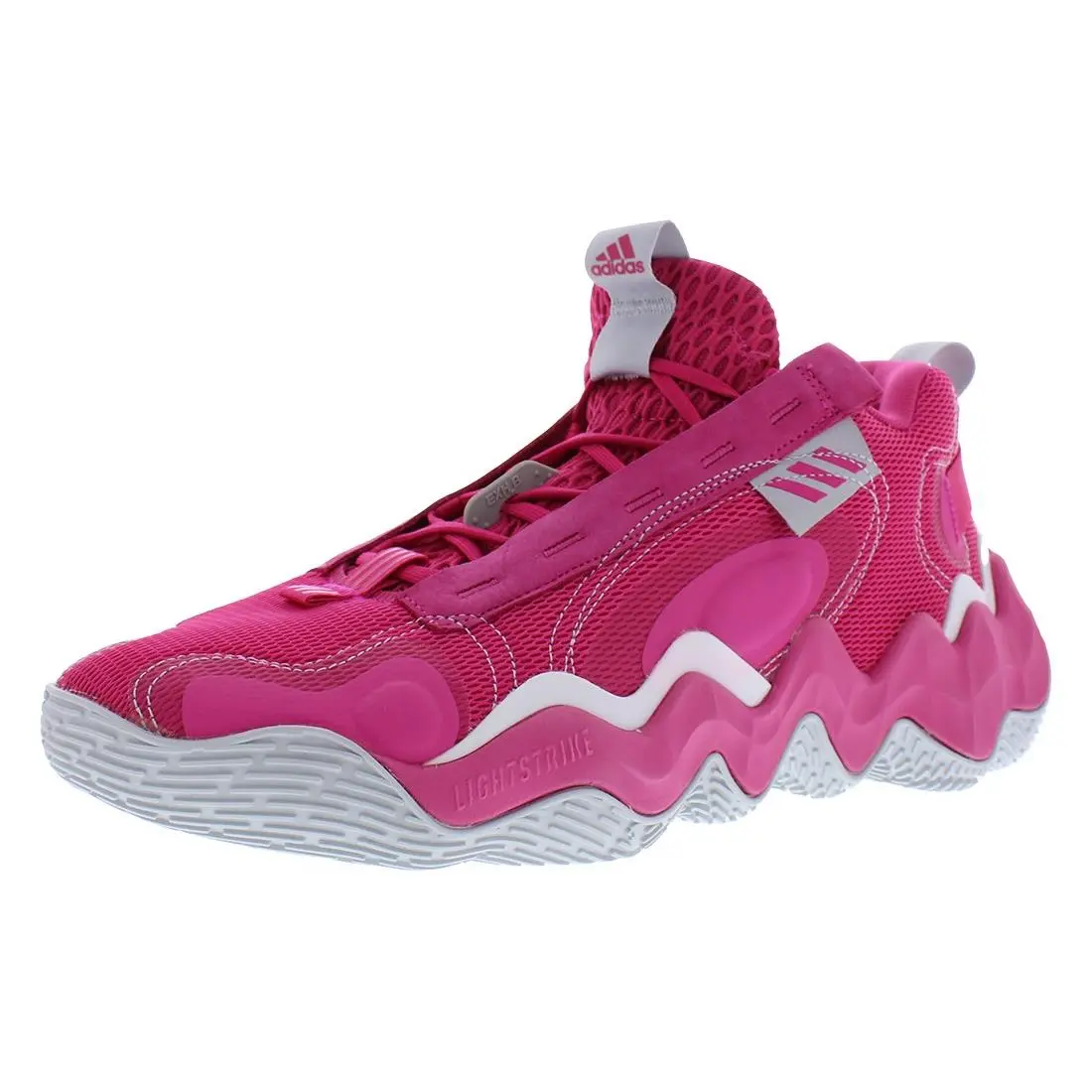 Adidas SM Exhibit B Mens Shoes Size 13.5 Color: Pink/white