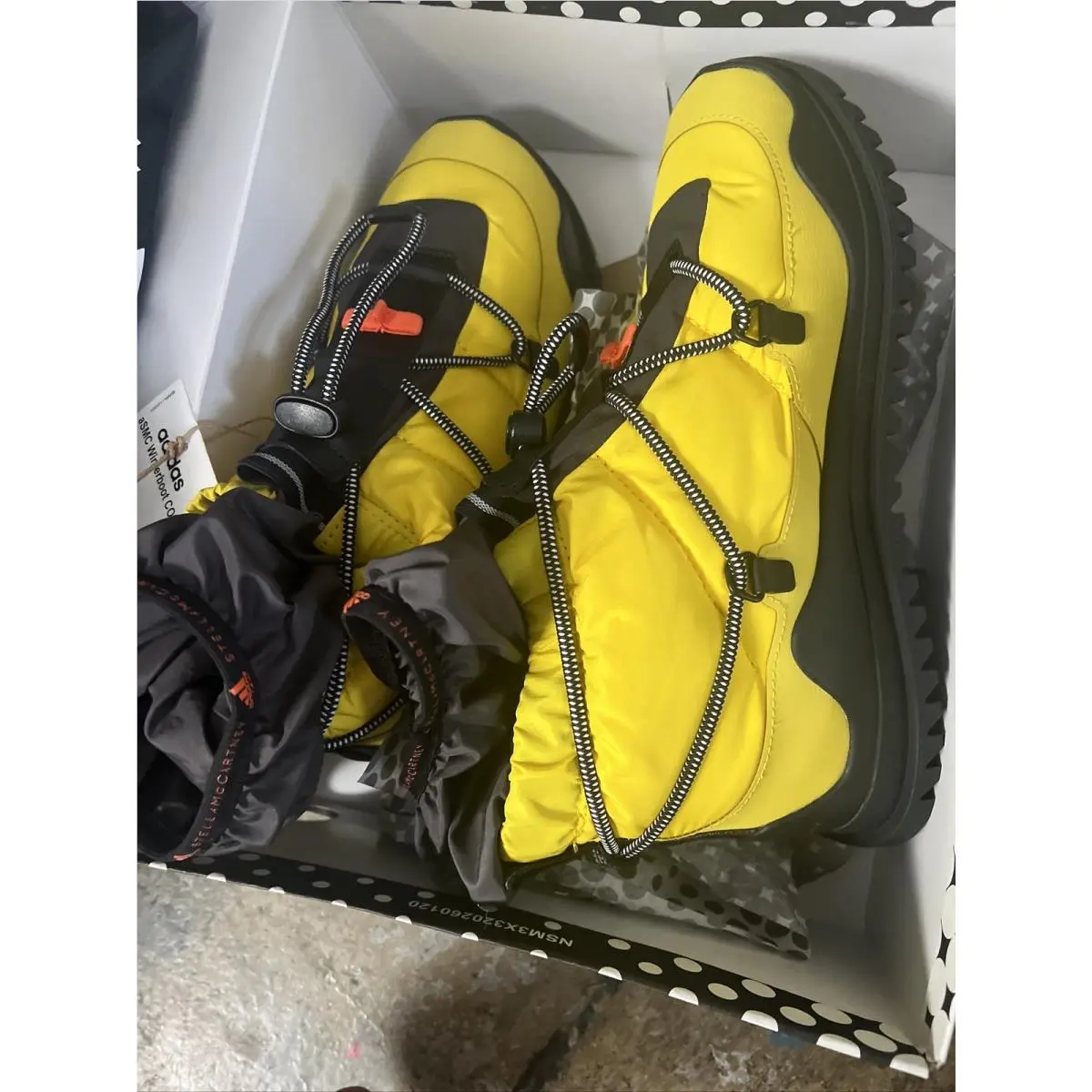 Adidas shoes - ADIDAS BY STELLA MCCARTNEY COLD. RDY WINTER BOOTS - GY4382 - Yellow, Black 21