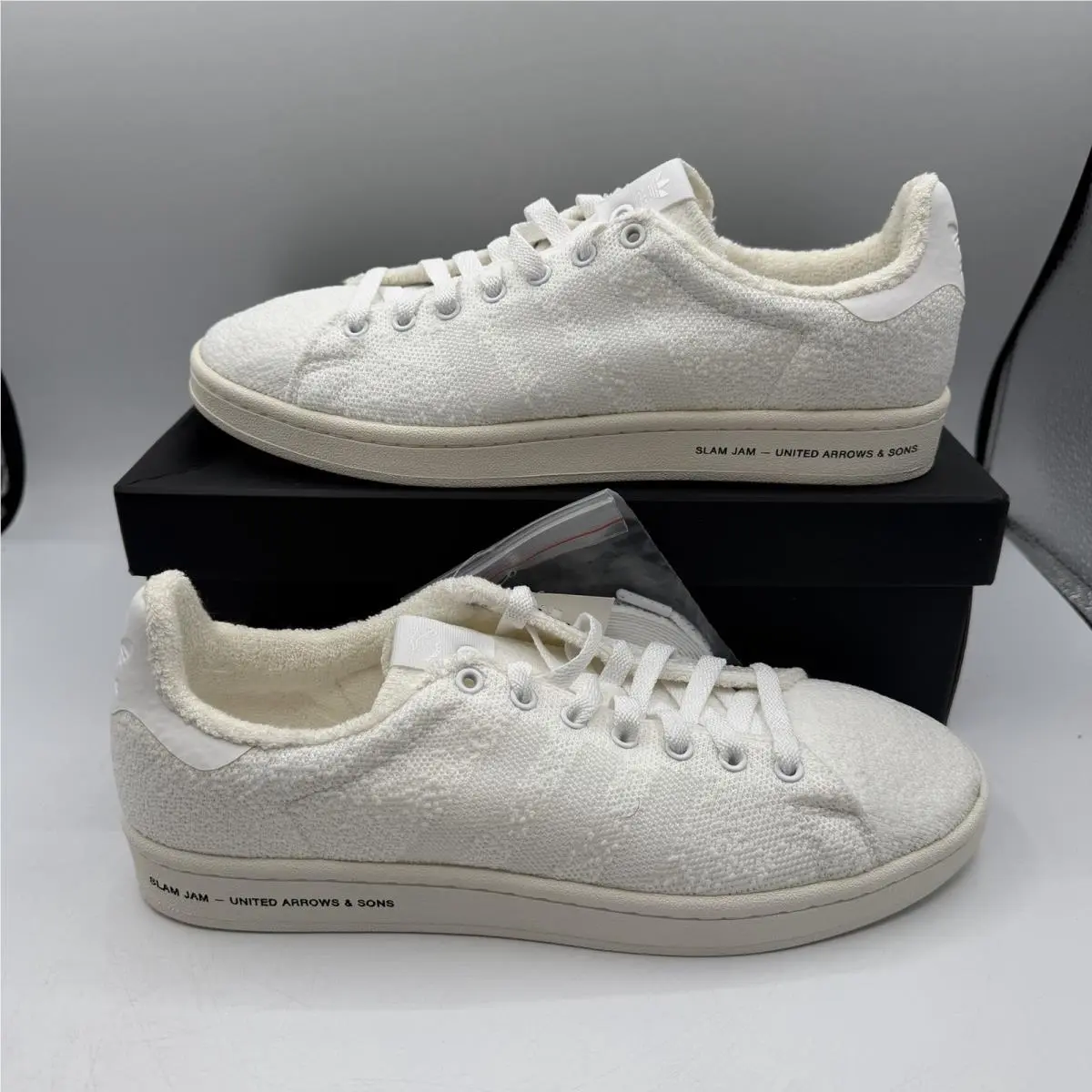 Adidas Campus United Arrows Sons x Slam Jam Shoes Mens Sz 9.5 White BB6449