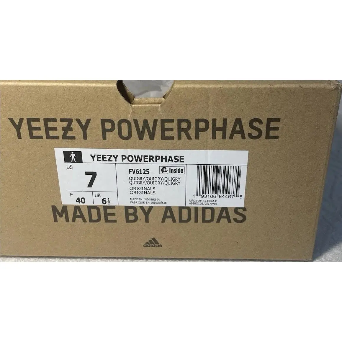 Adidas shoes - adidas Yeezy Powerphase - Yeezy Powerphase - Gray 10