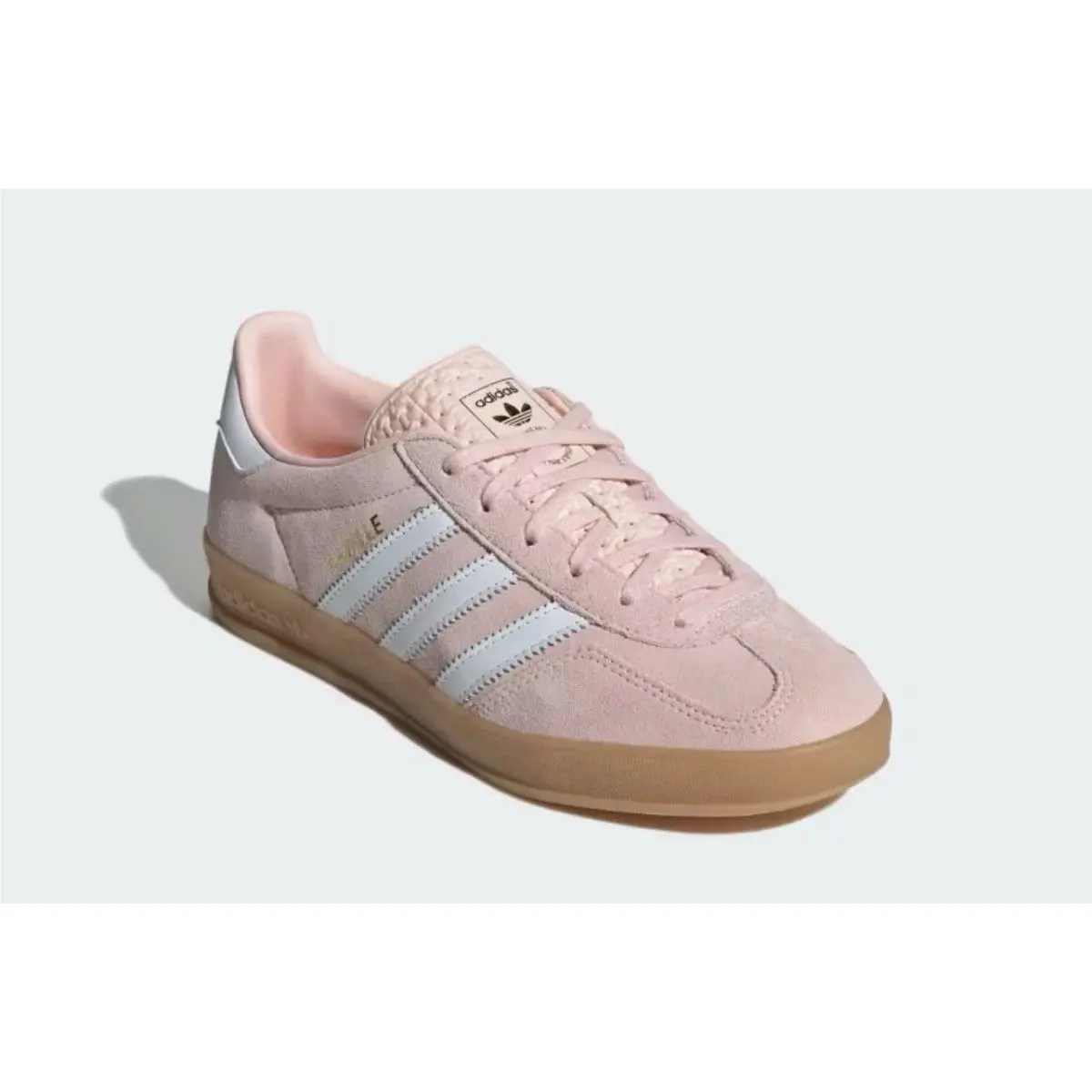 Adidas Gazelle Indoor Shoes Sandy Pink/cloud White/gum Sz 6.5