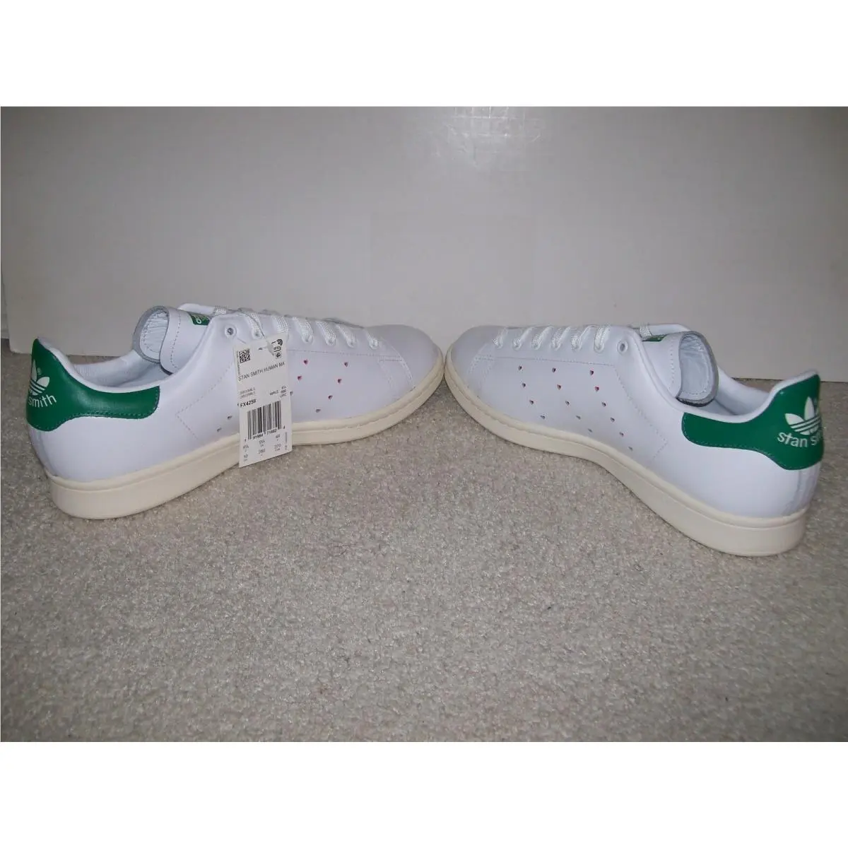 Adidas shoes - Adidas Originals Stan Smith Human Made - FX4259 - White Green 3
