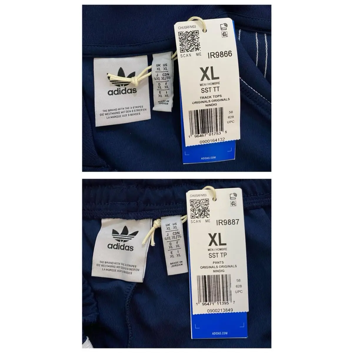 Adidas clothing - Night Indigo White 3