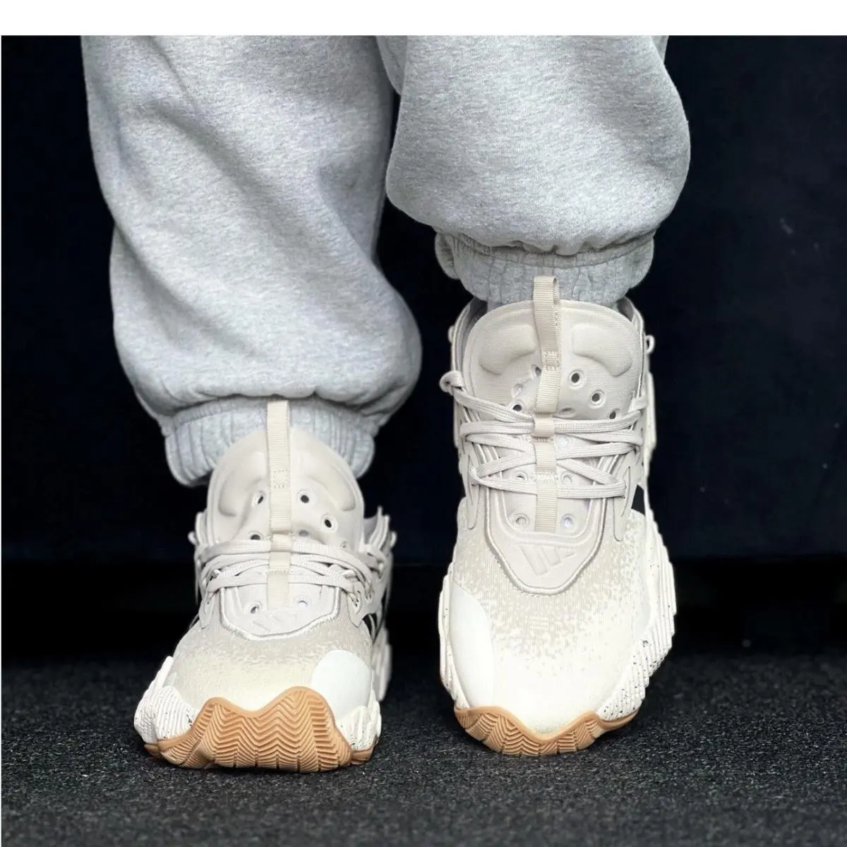 Adidas shoes - Adidas Trey Young 3 - Trey Young - Adidas Trey Young - Beige 1