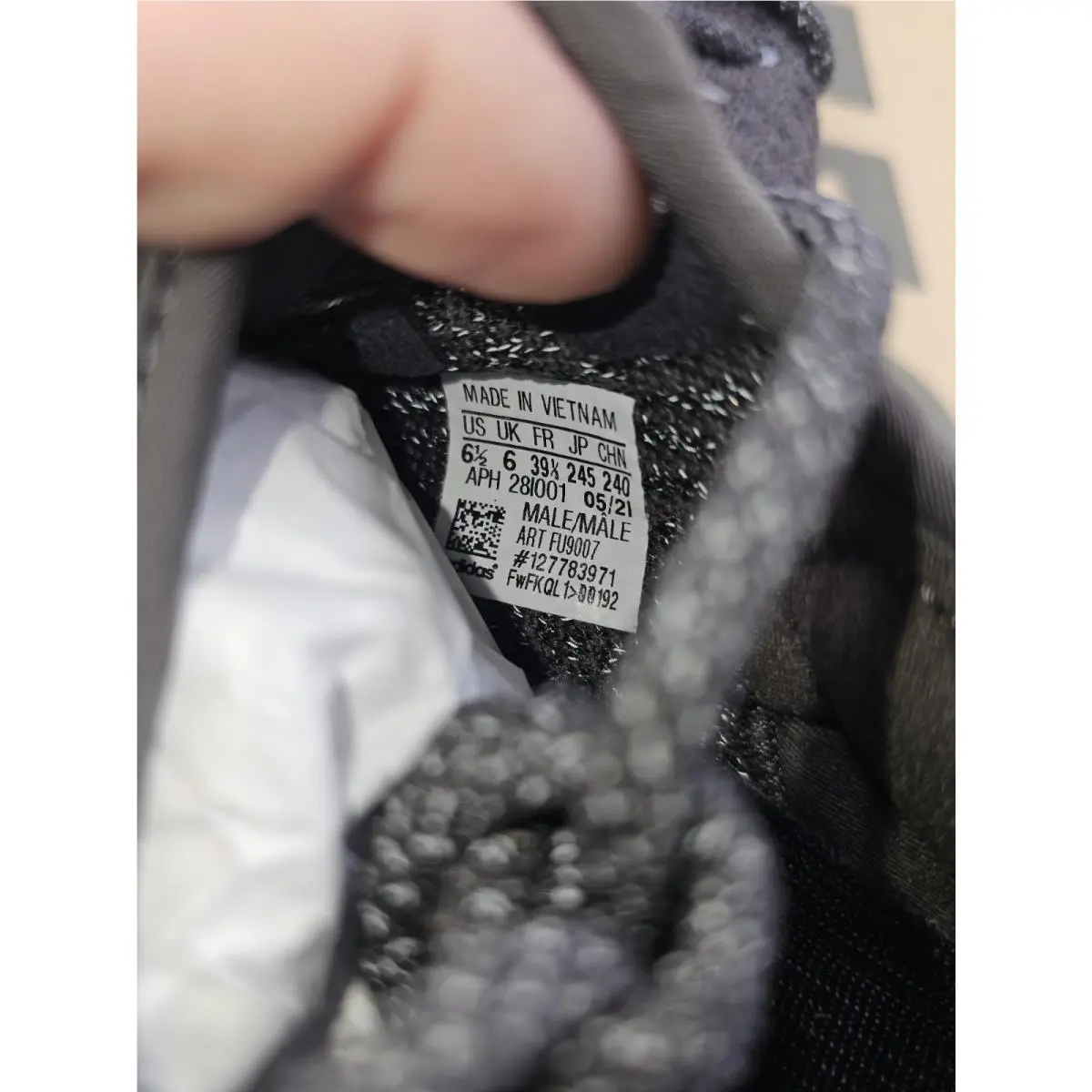 Adidas shoes - adidas Yeezy Boost 350 V2 - FU9007 - Black 5
