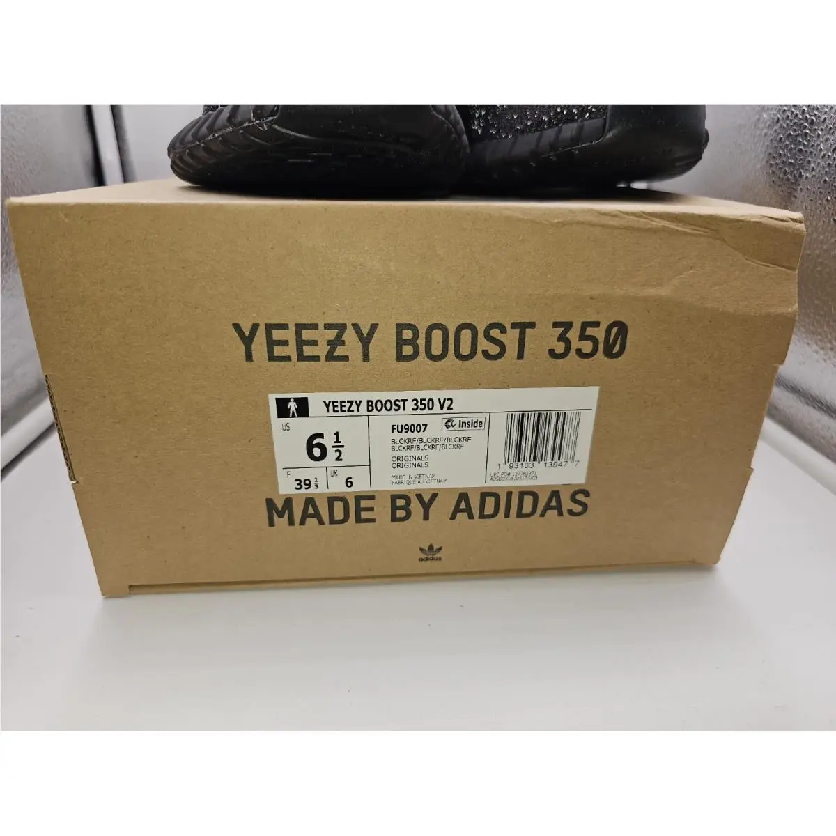 Adidas shoes - adidas Yeezy Boost 350 V2 - FU9007 - Black 6