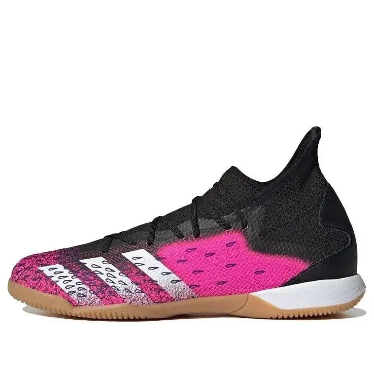 Adidas Predator Freak .3 IN Sneakers Trainers Men Shoes Black/pink/ Size 9.5