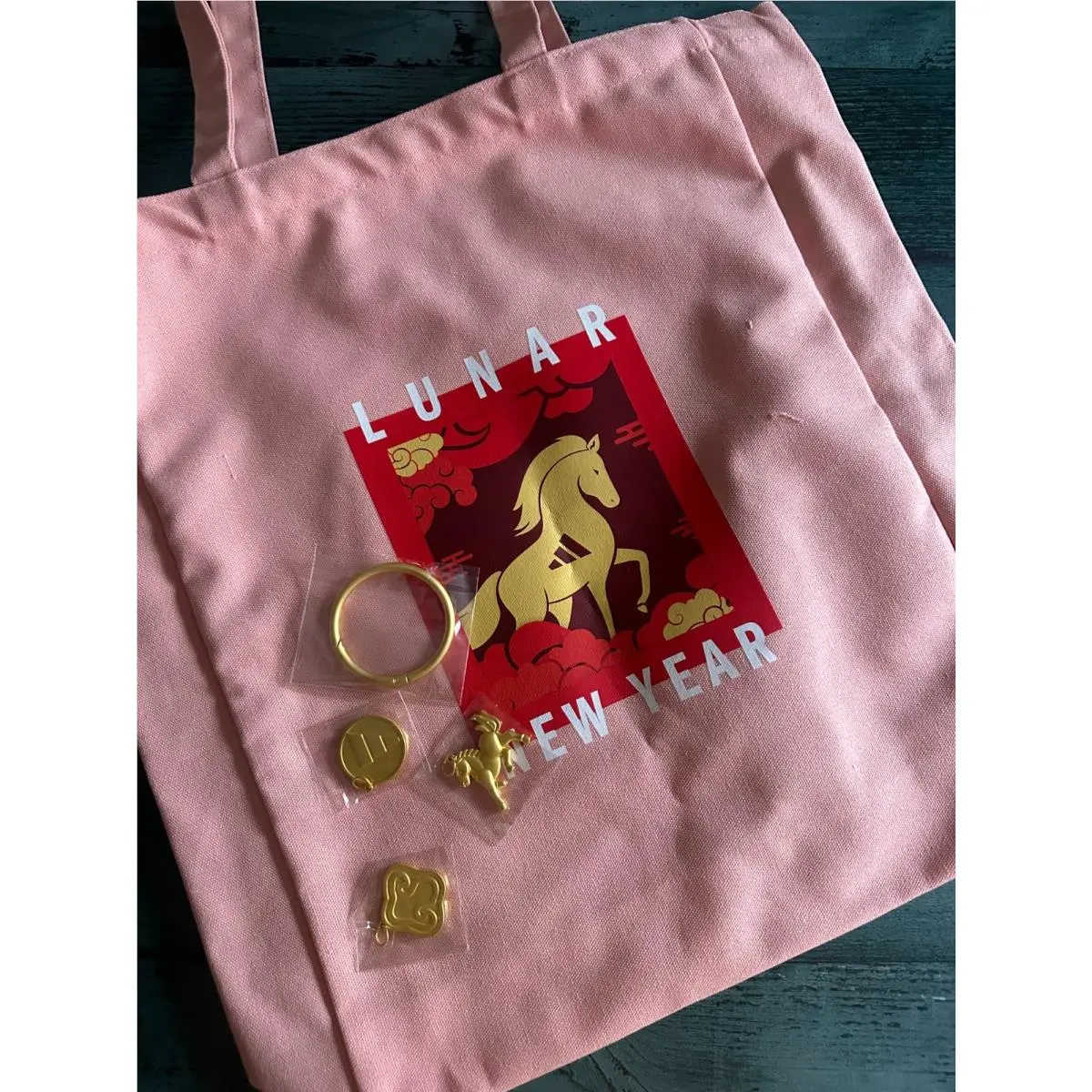 Adidas Large Tote Lunar Year 2026 Limited Year OF The Horse Pink